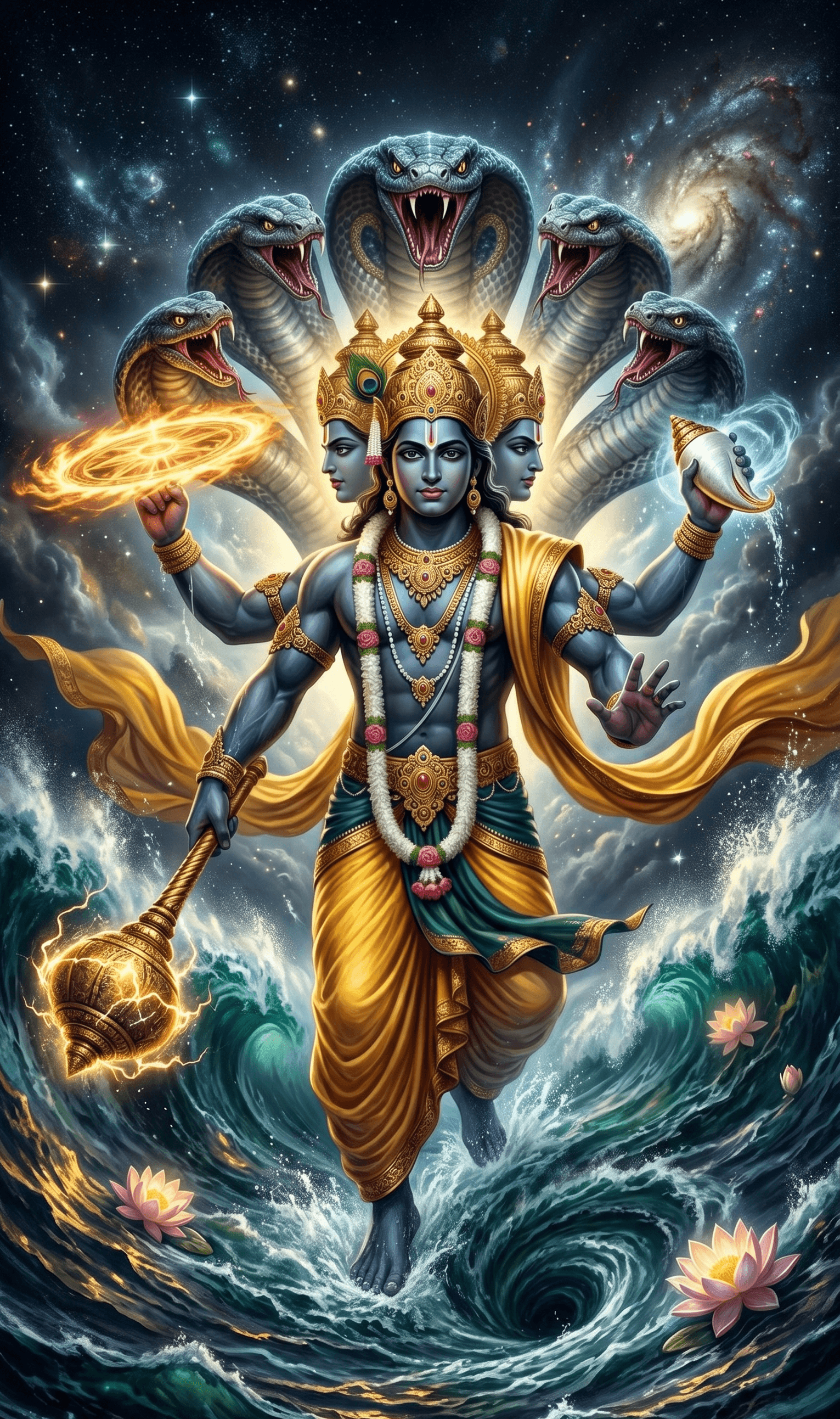 A powerful Vishnu