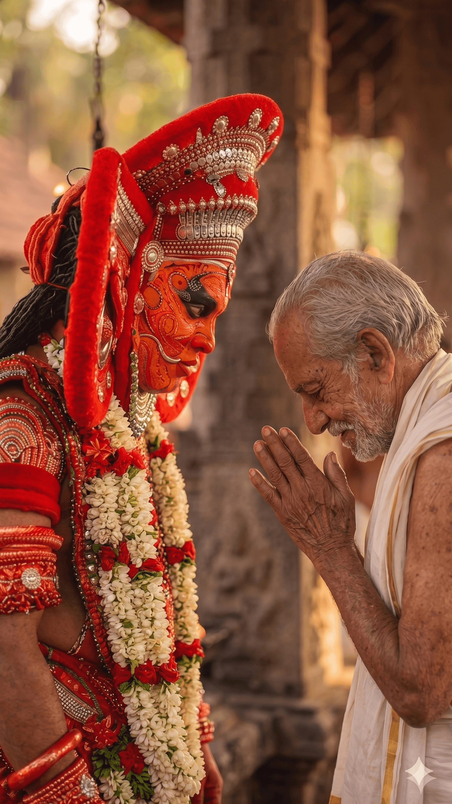 Divine Blessing of Theyyam
